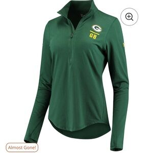 Women's Green Bay Packers Under Armour Green Combine Authentic Shirt